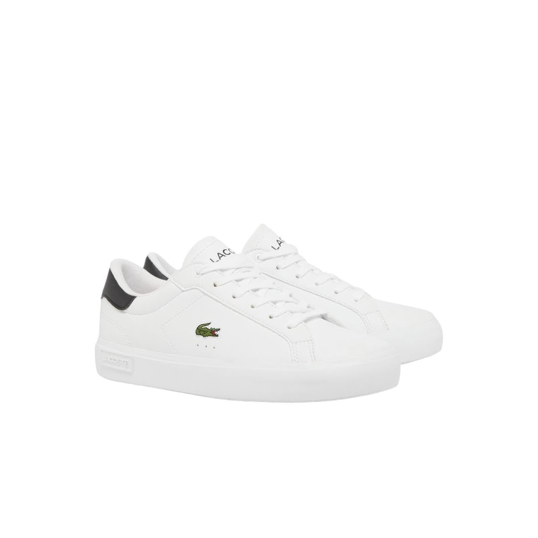 Lacoste Unisex-Child Juniors’ Powercourt Sneaker, Eclipse Blue/Cork, 5.5