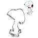 3 Pcs Cookie Cutter Set for Snoopy Shape - Stainless Steel