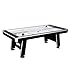 ESPN Air Hockey Arcade Game: Silver Streak Professional Sports Table Set with Equipment - 4 Pushers 4 Pucks and Touch Screen LED Score Keeper - 8 Foot