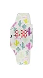 Moulin Girls Cactus Pattern Digital Watch White #03088.77055