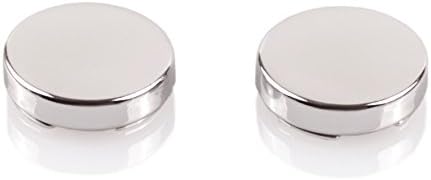 Silver Button Covers - The Only Cufflinks for Shirts with Buttons (CS-0 US)