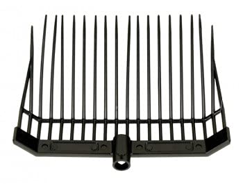 PFIFF Plastic Manure Fork without Handle Black