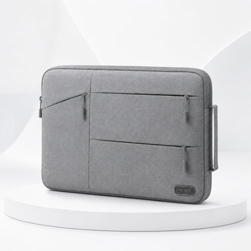 Case Capa Bolsa Pasta Para Notebook 12, 13, 14, 15 e 16 Polegadas Impermeável C/Alça Interior Aveludado Compatível MacBook Dell Lenovo Asus HP Ideal Trabalho Estudo Viagem (12, 13 e 14 Polegadas)