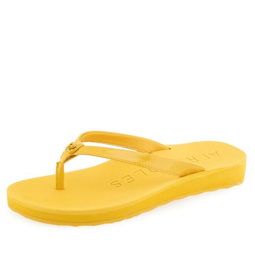 Aerosoles Women's Jace Flip Flop Sandal, Yellow Freesia, 5.5M