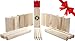 Striker Games Kubb Lawn Game - Outdoor Games - Party Games - Strategic Fun