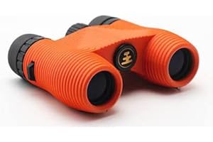 Nocs Provisions Standard Issue 8x25 Waterproof Binoculars | Lightweight, Compact, 8X Magnification, Wide View, Multi-Coated Lenses for Bird Watching, Hiking, Camping, and Outdoor Activities - Poppy