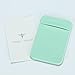 Magic Vosom Card Secure Holder Stick on Lycra Wallet Pouch Support iPhone 6 7 Samsung Galaxy and Blu Smartphones Light Green