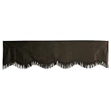 HiEnd Accents Western Faux Suede Valance