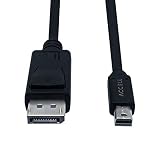 Accell mDP to DP 1.4 - VESA-Certified Mini DisplayPort to DisplayPort 1.4 Cable - 7 Feet, Hbr3, 8K @60Hz, 4K UHD @240Hz
