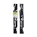 Maxpower 561553B 2 Blade Set for 33" Cub Cadet Walk Behind Replaces 742-04154, 942-04154, 94204154A, Black primary