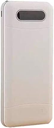 White Mobile Power Portable Charger External Battery, 15.5 * 6 * 2.3cm, LED Digital Display Suitable For Xiaomi Samsung iPhone Universal Mobile Phone,8500mAh