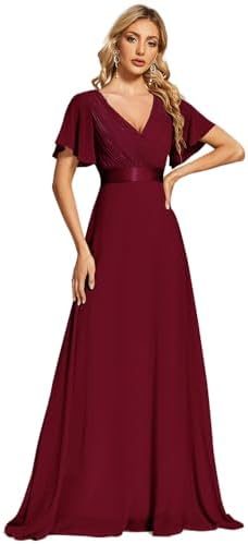 Bridesmaid Long Length Dresses In Amazon *New* JJs House Champagne