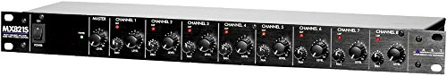 ART MX821S Eight Channel Mic/Line Mixer with Stereo Outputs, MultiColored