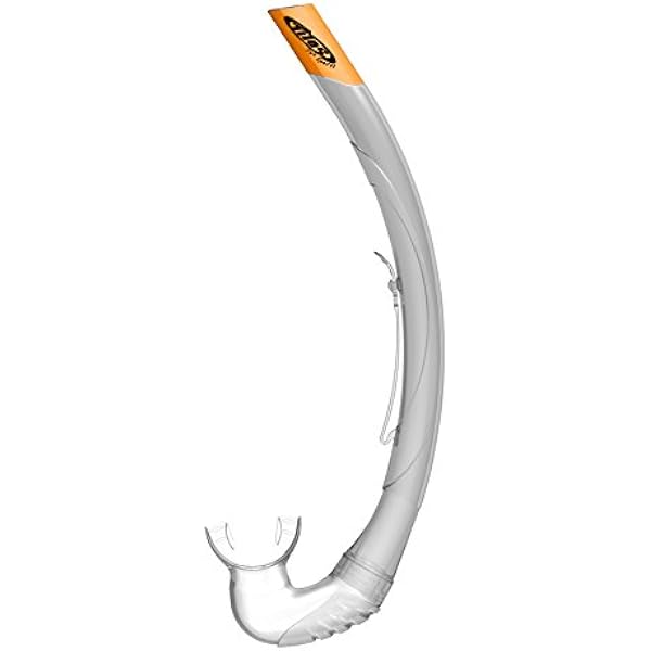 U-Pro II Snorkel - Classic Open Top Design With Flex Silicone Mouthpiece For Diving And Snorkeling