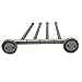 XVL Swing Towel Bar 4 Arm Bathroom Storage Organizer SUS304 Stainless Steel Brushed G213-G