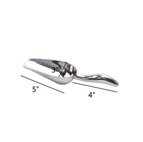 Premium Stainless Steel Ice Scoop Set of 2