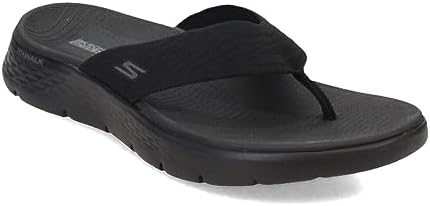 Skechers GO WALK FLEX SANDAL SHOES BLACK BLACK 36 EU price in