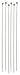 Darice Locking Cable Ties, 12-Inch, Clear (2 pack)