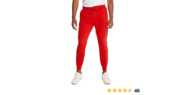Amazon.com: GUESS Factory Leo Logo-Tape Joggers para hombre, Pantalones de  chándal, L : Ropa, Zapatos y Joyería