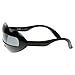 zeroUV - Futuristic Shield Single Lens Oval Party Novelty Cyclops Costume Wrap Sunglasses