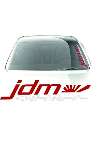 JDM Kanji Windshield Side Decals Window Banners Cars Stickers Graphics Vinyl Die Cut japanese Honda