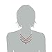 Jane Stone Fashion Necklace Grey Bubble Beaded Necklace Bib Statement Necklace Bridesmaid Wedding Necklace (Fn0627-Grey)