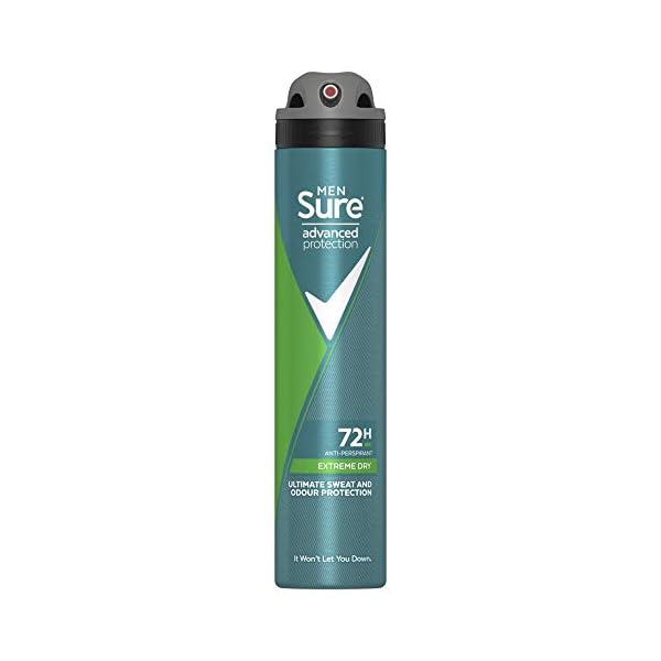 Sure Advanced Protection Strong Dry Antiperspirant Deodorant Spray For Men, Clean And Long Lasting Freshness, Anti Sweat…