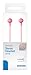 Samsung HS130 Wired Stereo Earbud 3.5mm universal headset with In-Line Multi-Function Answer/Call Button (Pink)