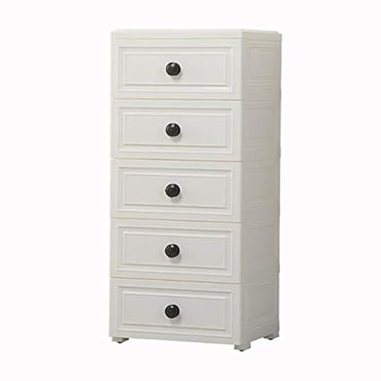 Thetickletoe Thickened Fiber Plastic Chest Of Drawers Organizer