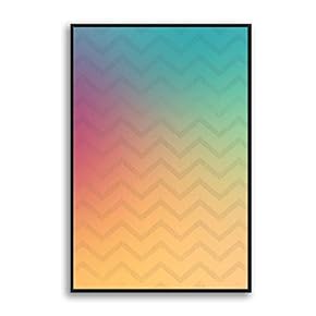 Framed for Living Room Bedroom Simple Clean Color Pattern for