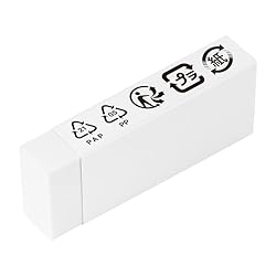 Amazon Basics Block White Eraser 2 Pack