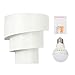 Accmart LED Wall Lights Wall Lamp LED Wall Sconce Night Light Install Anywhere Warm White for Hallway Staircase Garden Wall