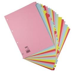 Elba A4 A-Z Coloured Card Indices (Pack Of 10) — image 1