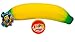 JA-RU Stretchy Banana Toy (1 Fidget Toy Pack) Slow Rising Squishy Fake Banana for Kids. Sand Filled Stress Relief Toy. Gag Gift. Fruit Themed Party Supplies. 1-3340-1p