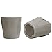 MyGift Set of 2 Wall-Mounted Gray Ceramic Sconce Flower Plant Vase, Succulent Planter Pots