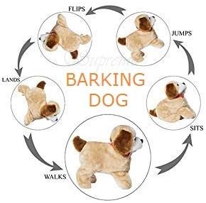 Supreme Deals® Battery Operated Back Flip Dancing Dog with Sound and Music Best Gift for Toddlers and Kids