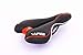 Foir Bike Saddle Mountain Bike Seat Breathable Comfortable Bicycle Seat with Central Relief Zone and Ergonomics Design Fit for Road Bike and Mountain Bike (red and Black)
