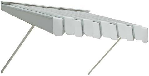 Americana Building Products Aluma Vent Valance End Style Awning, 17-1/2 by 43 by 55-Inch