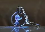 Fate zero stay night 7 color changable led keyring keychain #B