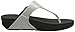 FitFlop Women's The Skinny Deluxe, Silver, 6 M US