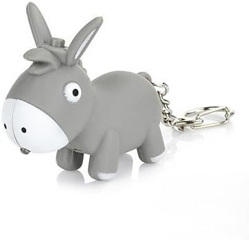 Cartoon Donkey LED Keychain Flashlights(AG10*3)