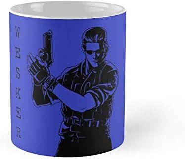 Pre Hero Mug Albert Wesker Resident Evil 1 Remake Mug - 11oz Mug - - Dishwasher safe - Made from Ceramic - Best gift for family friends