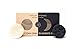 Facial Sponges (2 Konjac Sponges Charcoal & Kaolin Clay) w/Activated Bamboo Charcoal for Face Cleaning, Loofah Exfoliation of Dead Skin, Makeup Removal, Men & Women, All Natural Face Sponges