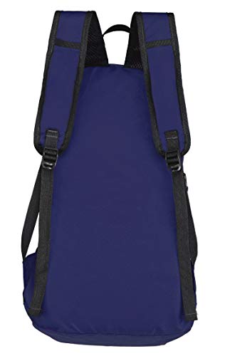 Roam Packable Backpack - Lightweight Foldable Daypack Water-Resistant, 25L, Durable Tear-Resistant Nylon Weave - Daypack for Travel, Hiking, Backpacking, Camping, Outdoors, Beach, (Navy)