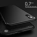Compatible with iPhone X Case, iPhone Xs Case, OTOFLY Ultra Thin Protective Case Simple Stylish Slim Fit Soft TPU Matt Cover Non-Slip Grip Scratch Resistant Black