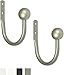 Kenney Ball End Window Curtain Holdback Pair, Antique Pewter