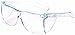 Sellstrom Lightweight, Over-The-Glass Safety Glasses, Protective Eyewear, Clear Lens, Clear Frame with Side shields (Qty 1), S79103