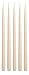 Ivory Cream 15 Inch Taper Candles - Pack of 12 Premium Unscented, Dripless & Smokeless Hand-Dipped Candles for Birthday, Wedding or Dinner Decorations and Formal Candlelighting