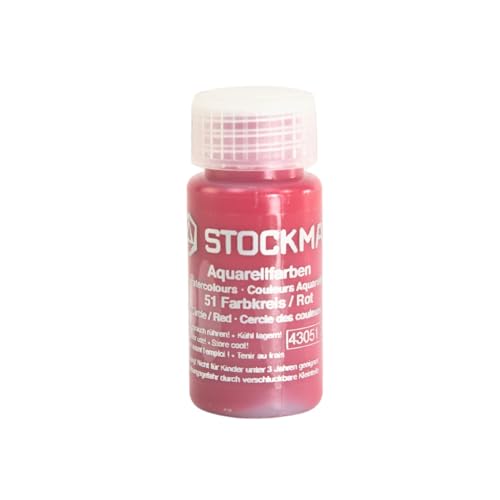 Stockmar Circle Color Watercolor Paint: Red, 20ml