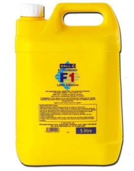 F BALL - Styccobond F1 - Rubber Latex Adhesive for Carpet Edge Sealing (5ltr)
